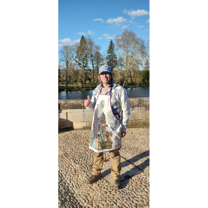 Saint Nicolas en céramique d'Epinal dans les Vosges. Il a été créé par mes parents Jean et Geneviève Hutin Koechlin en 1967